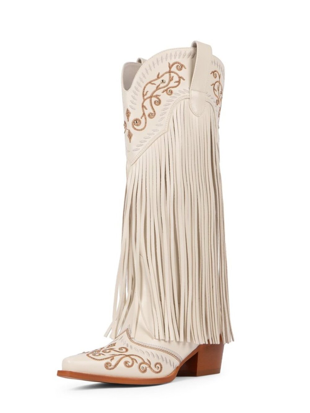 Fringe Cowboy Boots for Women Knee High Cowgirl Boots